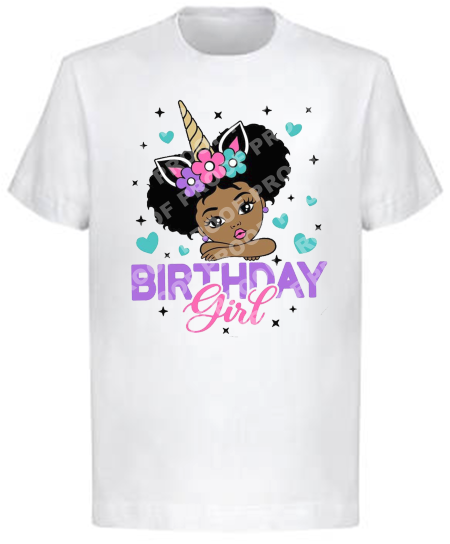Unicorn Toddler Girl (Family Birthday T-Shirts)