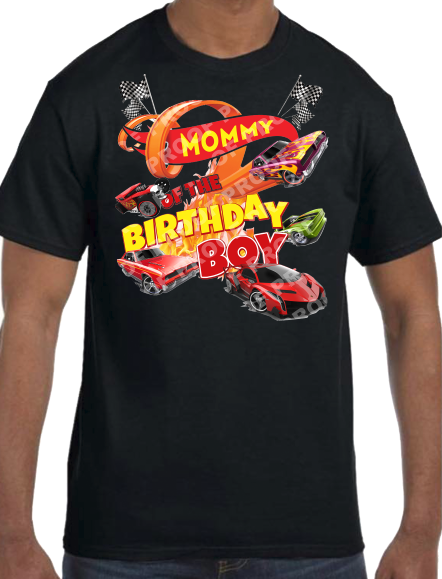 Hotwheels (Family Birthday T-Shirts)