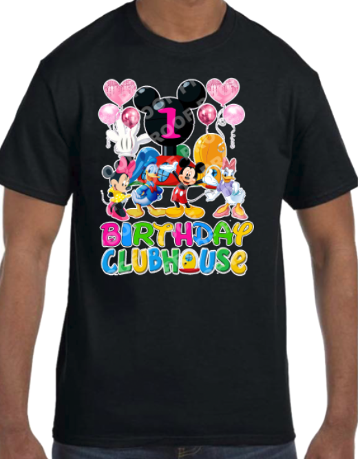 Mickey Mouse Clubhouse Girl (Family Birthday T-Shirts)