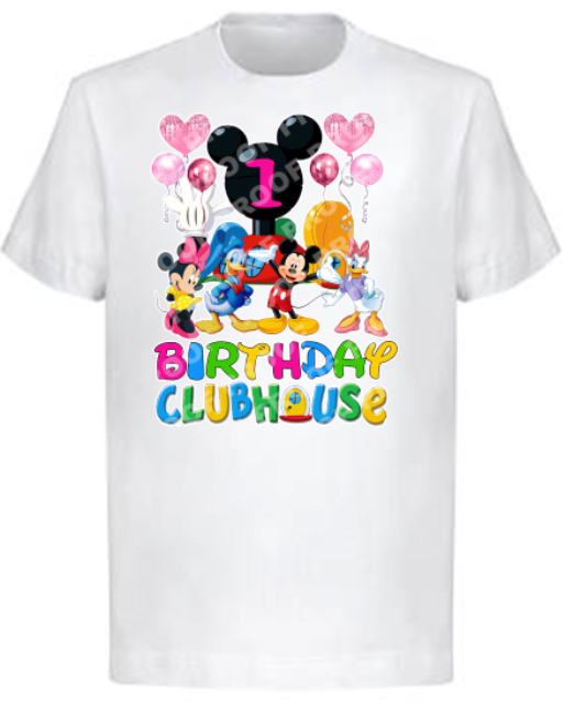 Mickey Mouse Clubhouse Girl (Family Birthday T-Shirts)