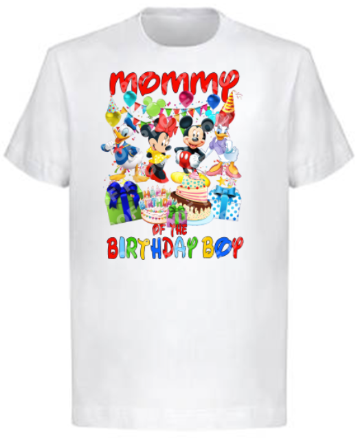 Mickey Mouse Clubhouse (Family Birthday T-Shirts)