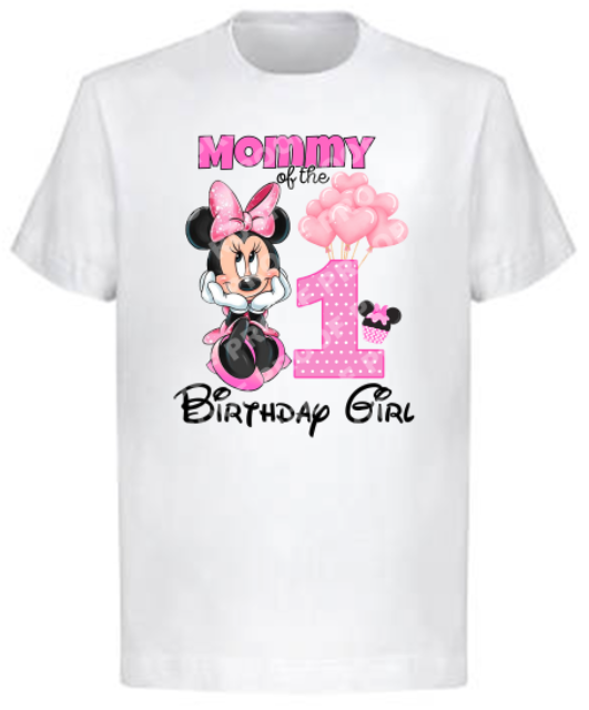 Minnie Mouse (Family Birthday T-Shirts)