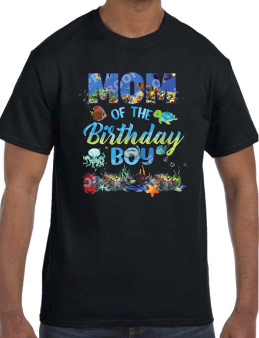 Onder the Sea (Family Birthday T-Shirts)
