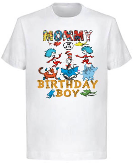 Doctor Seuss (Family Birthday T-Shirts)