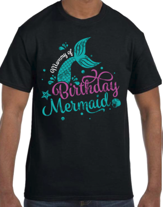 Mermaid (Family Birthday T-Shirts)