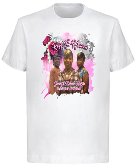 Juanita “Bonnie” Butler Center Print Memorial T-Shirt