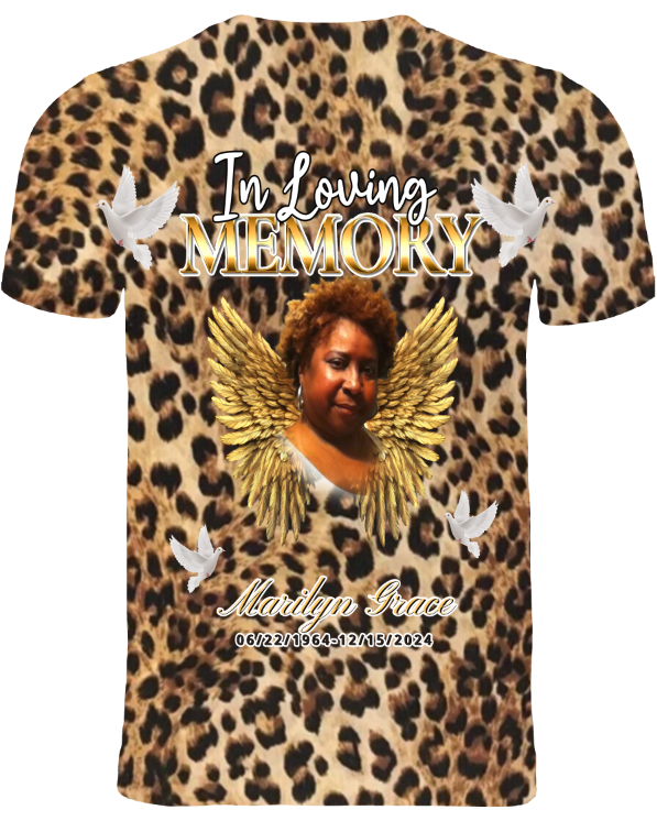 3d All Over Print Memorial T-Shirt (Marilyn Grace)