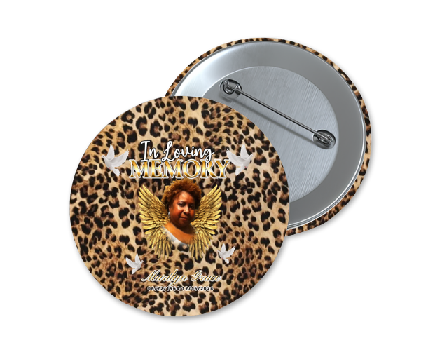 Custom Memorial Button (Name)