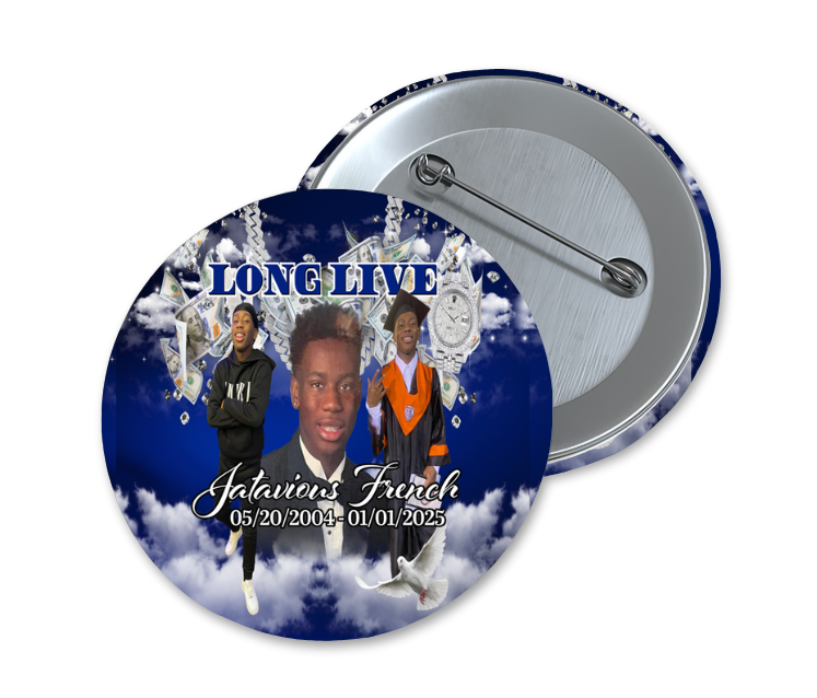 Custom Memorial Button (Name)