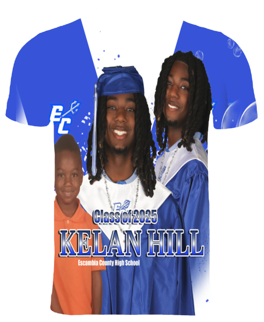 (Kelan Hill) Graduation 3D T-Shirt