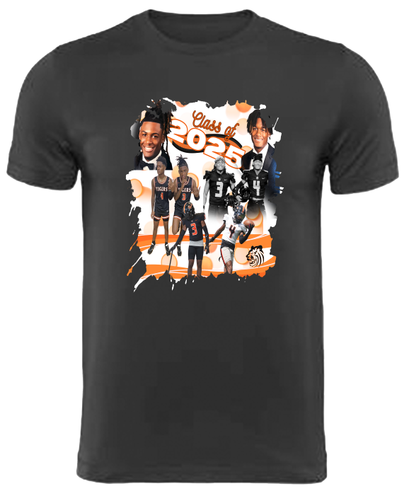 (Trecarious & Tyquavious French) Graduation Center Print T-Shirt