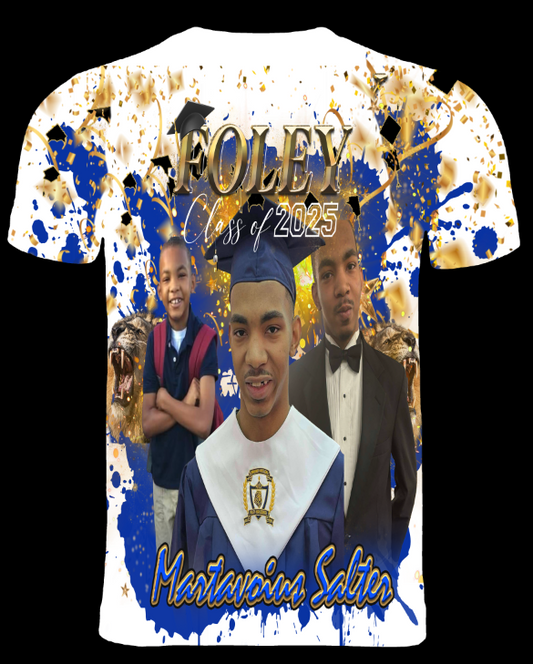 (Martavoius Salter) Graduation 3D T-Shirt