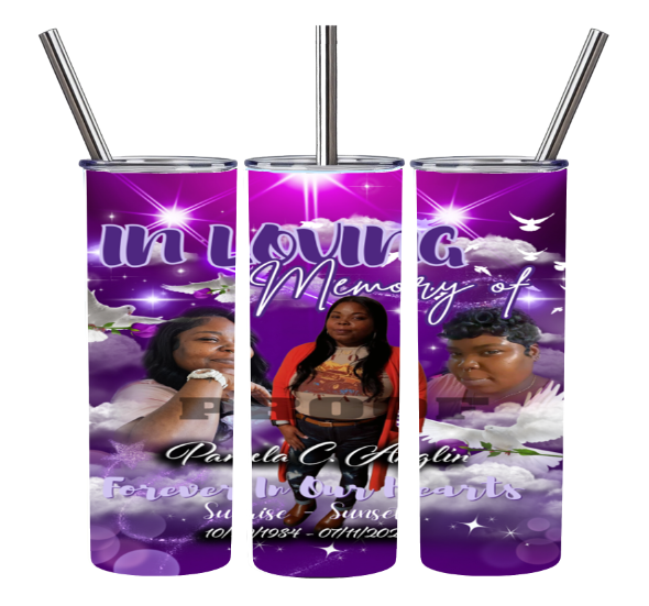 Memorial Tumbler (Pamela C. Anglin)