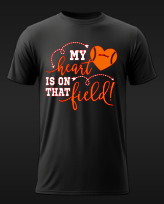 Football Mom T-Shirt #5 (1 Week Turn-Around Time)