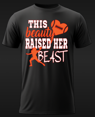 Football Mom T-Shirt #2 (1 Week Turn-Around Time)