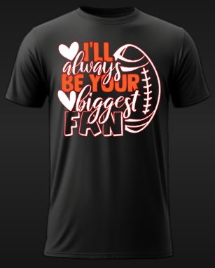 Football Mom T-Shirt #8 (1 Week Turn-Around Time)