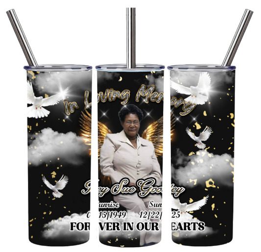 Memorial Tumbler (Ivey Sue Goodley)