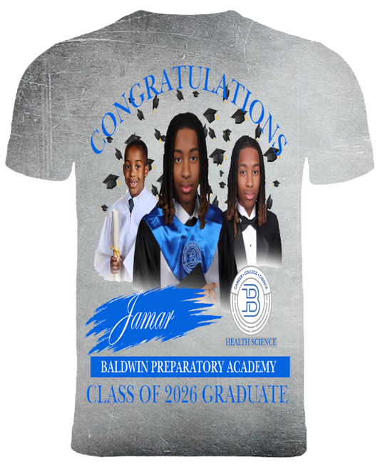 (Jamar Johnson) Graduation 3D T-Shirt