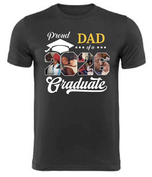 (Joetta Gray) Graduation Center Print T-Shirt