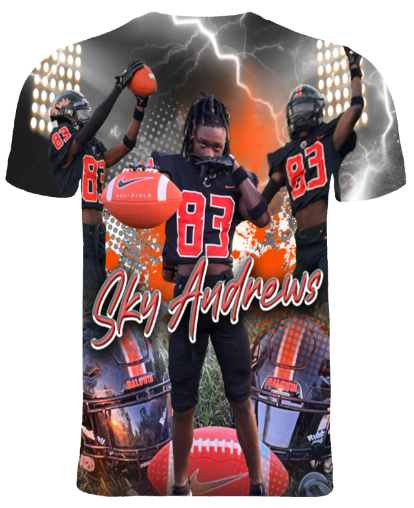 Custom Football T-Shirt Quote (1 Week Turn-Around Time)