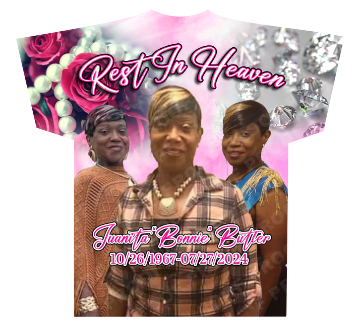 3d All Over Print Memorial T-Shirt (Juanita Butler)