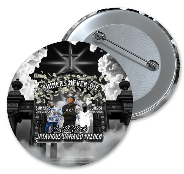 Custom Memorial Button (Name)