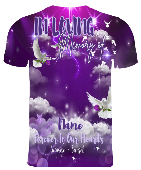 Custom Memorial T-Shirt Quote