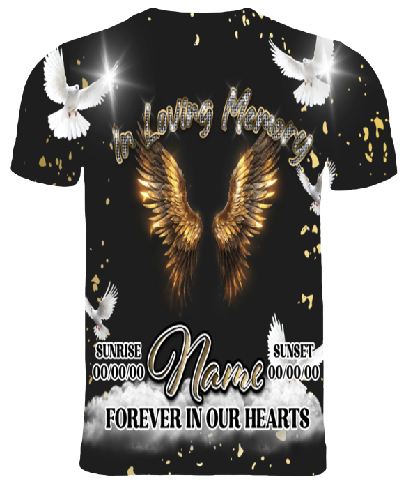 Custom Memorial T-Shirt Quote