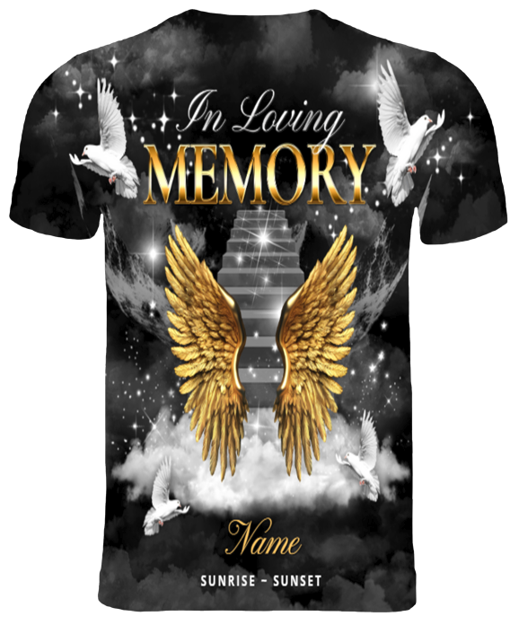 Custom Memorial T-Shirt Quote