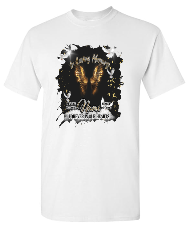 (Name) Memorial Center Print T-Shirt