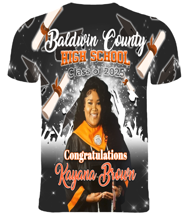 (Kayana Brown) Graduation 3D T-Shirt