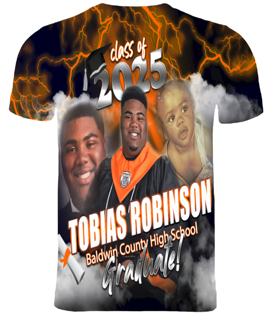 (Tobias Robinson) Graduation 3D T-Shirt
