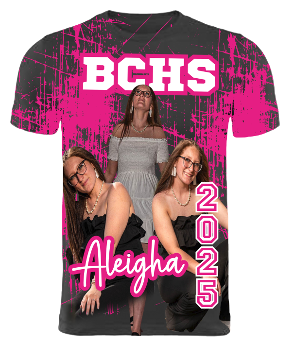 (Aleigha Long) Graduation 3D T-Shirt