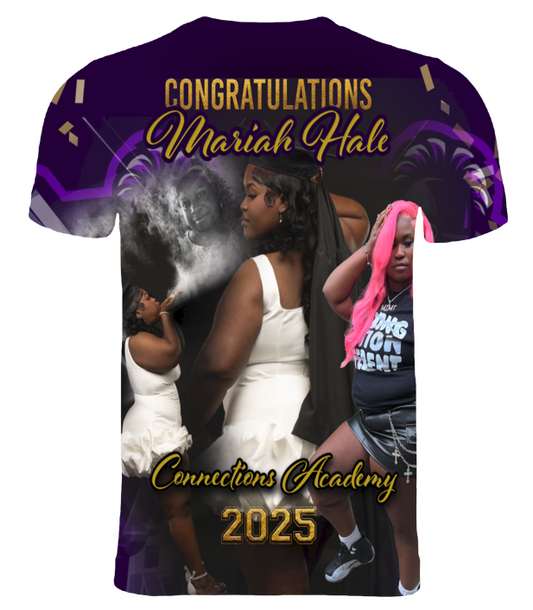 (Mariah Hale) Graduation 3D T-Shirt