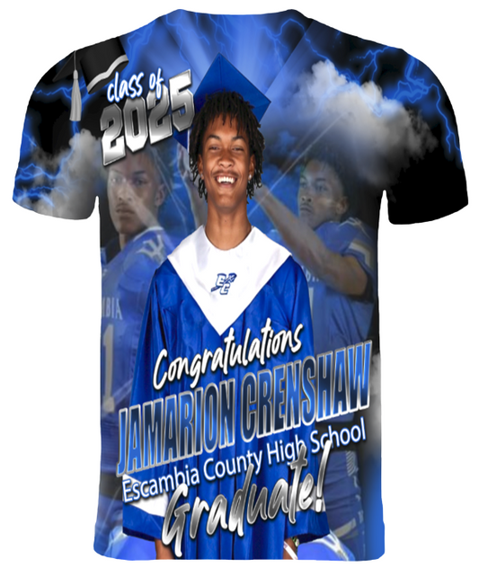 (Jamarion Crenshaw) Graduation 3D T-Shirt