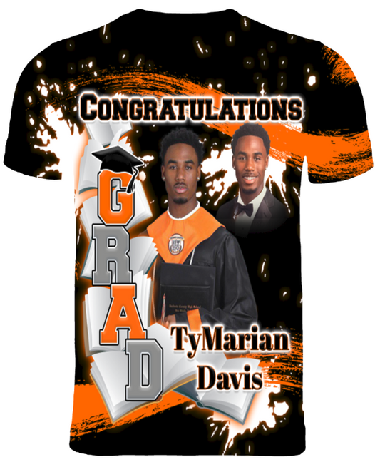 (Tymarian Davis) Graduation 3D T-Shirt