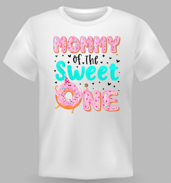 Sweet One Doughnut (Family Birthday T-Shirts)