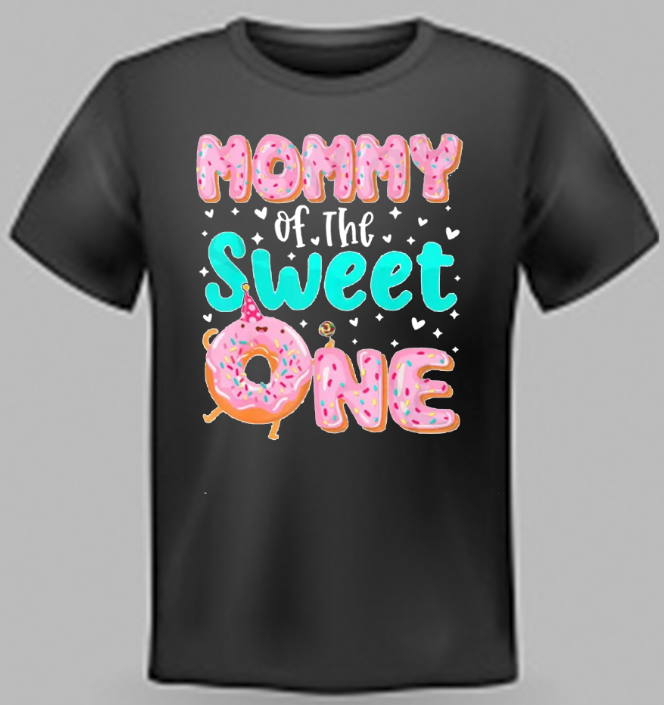 Sweet One Doughnut (Family Birthday T-Shirts)