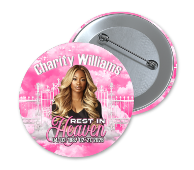 Memorial Button (Charity Williams)