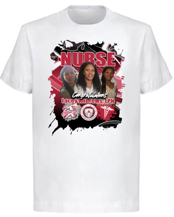 (Lacey Andrews) Graduation Center Print T-Shirt