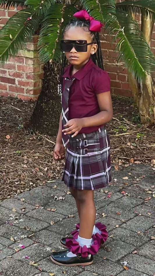Lighthouse Academy Plaid Neck Tie
