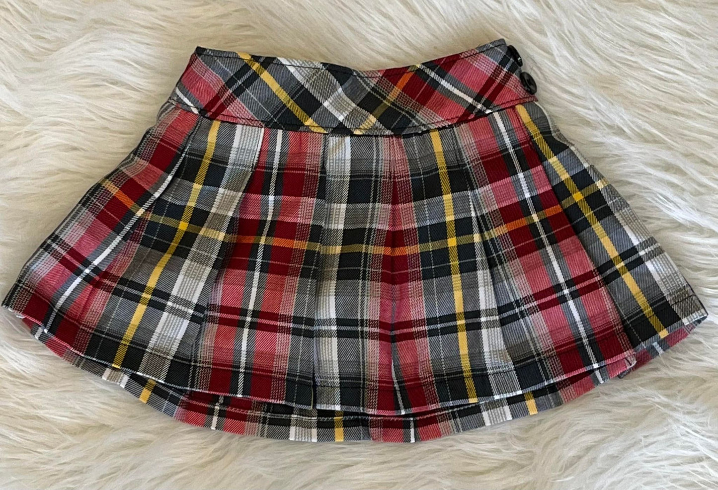 Toddler Plaid Skirt