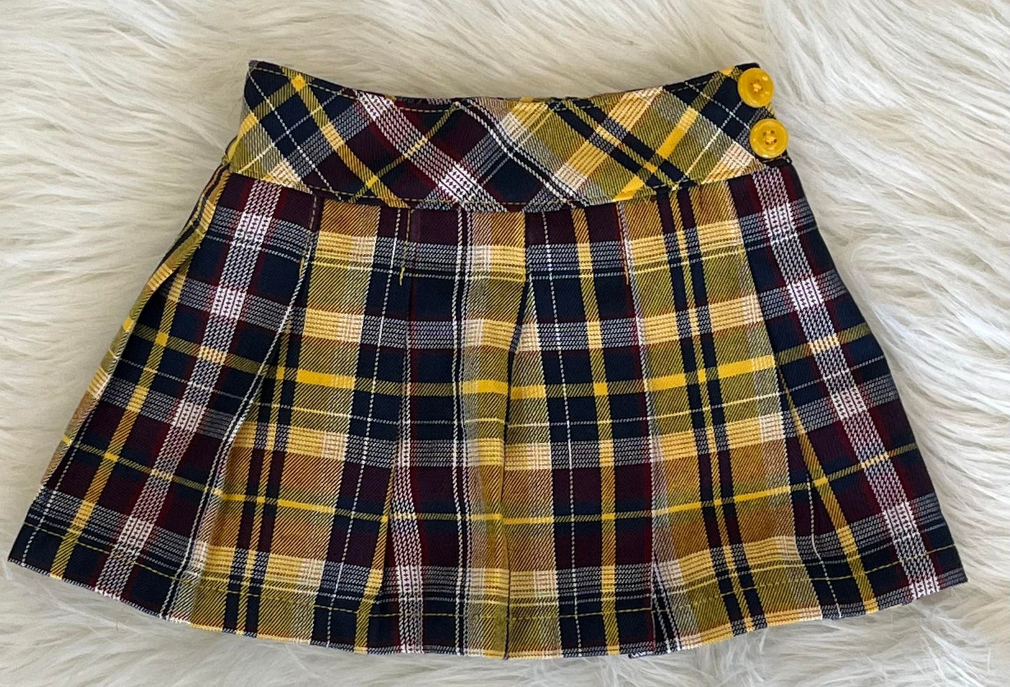Toddler Plaid Skirt