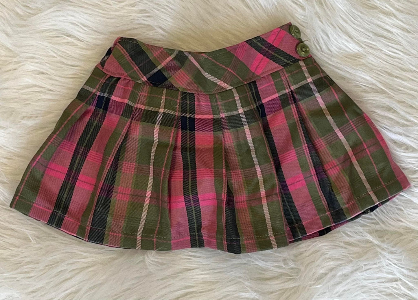 Toddler Plaid Skirt