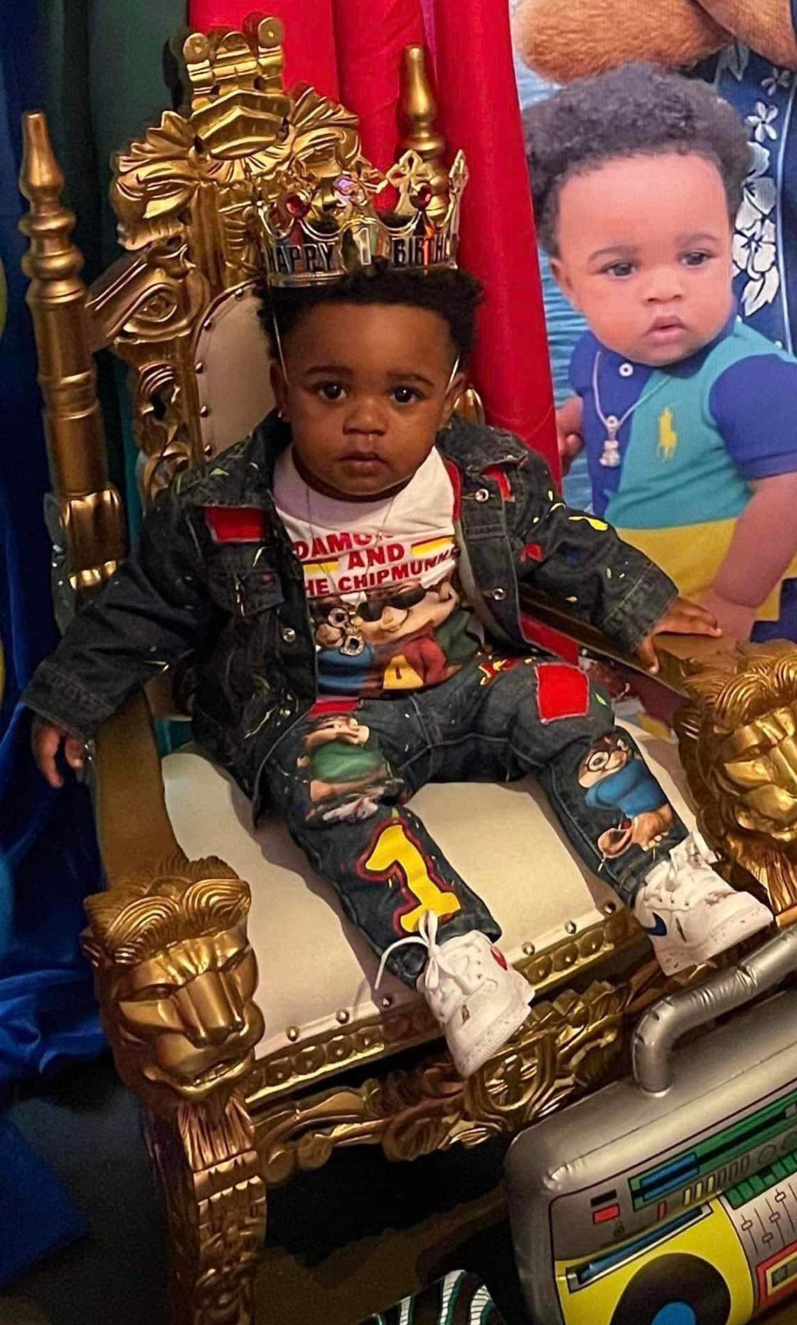 Custom Distressed Denim Jacket Set