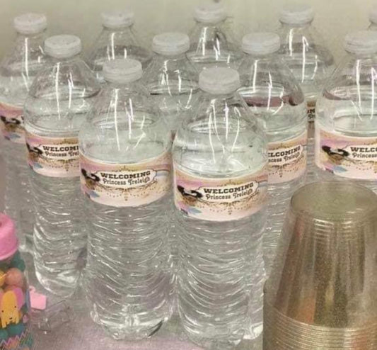 Water Bottle Label
