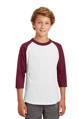 Cardinal & White Youth Baseball T-Shirt